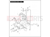 Harley-Davidson 2008 CVO/CUSTOM CVO ROAD KING  - FLHRSE4 REAR BRAKE LINES - ABS