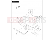 Harley-Davidson 2008 CVO/CUSTOM CVO ROAD KING  - FLHRSE4 SADDLEBAGS