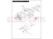 Harley-Davidson 2008 CVO/CUSTOM CVO ROAD KING  - FLHRSE4 TRANSMISSION BEARINGS & COVERS