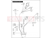 Harley-Davidson 2008 CVO/CUSTOM CVO ROAD KING  - FLHRSE4 WIRING HARNESS, MAIN (CONTINUED)