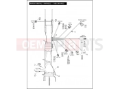 Harley-Davidson 2008 CVO/CUSTOM CVO ULTRA CLASSIC  - FLHTCUSE3 MAIN WIRING HARNESS - ABS BRAKES (CONTINUED)
