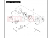 HARLEY-DAVIDSON CVO DYNA  - FXDSE2 FRONT TURN SIGNALS