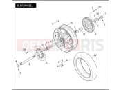 HARLEY-DAVIDSON CVO DYNA  - FXDSE2 REAR WHEEL