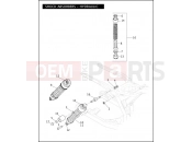 Harley-Davidson 2008 DYNA DYNA SUPER GLIDE  - FXD SHOCK ABSORBERS - HYDRAULIC