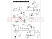 Harley-Davidson 2008 DYNA DYNA WIDE GLIDE 105TH ANV  - FXDWG ANV WIRING HARNESS - FXD, FXDB, FXDL (CONTINUED)