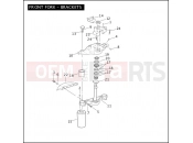 Harley-Davidson 2008 SIDECAR FLHR SIDECAR  - SIDECAR FOR FLHR FRONT FORK - BRACKETS
