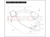 Harley-Davidson 2008 SIDECAR FLHTC SIDECAR  - SIDECAR FOR FLHTC HARNESS, BANK ANGLE SENSOR