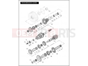 Harley-Davidson 2008 SOFTAIL HERITAGE SOFTAIL CLASSIC  - FLSTC TRANSMISSION GEARS