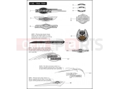 Harley-Davidson 2008 SOFTAIL SOFTAIL DELUXE  - FLSTN FUEL TANK TRIM
