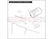 Harley-Davidson 2008 SOFTAIL ROCKER  - FXCW EVAPORATIVE EMISSIONS COMPONENTS