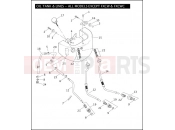 HARLEY-DAVIDSON SOFTAIL STANDARD  - FXST OIL TANK & LINES - ALL MODELS EXCEPT FXCW & FXCWC