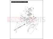 Harley-Davidson 2008 TOURING ROAD KING CLASSIC  - FLHRC FRONT BRAKE MASTER CYLINDER
