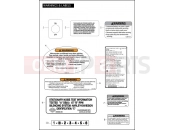 Harley-Davidson 2008 TOURING ROAD KING CLASSIC  - FLHRC WARNINGS & LABELS