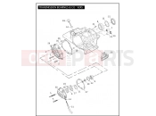 Harley-Davidson 2008 TOURING ROAD GLIDE  - FLTR TRANSMISSION BEARINGS & COVERS