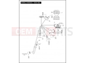 Harley-Davidson 2008 VRSC VRSCAW W/ABS  - VRSCAWA 105 WIRING HARNESS - NON ABS (CONTINUED)