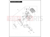 HARLEY-DAVIDSON VRSCD NIGHT ROD  - VRSCD REAR BRAKE CALIPER