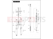 HARLEY-DAVIDSON VRSCDX NIGHT ROD SPECIAL  - VRSCDX FRONT FORK