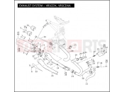 Harley-Davidson 2008 VRSC VRSCDXA NIGHT ROD SPECIAL W/ABS  - VRSCDXA EXHAUST SYSTEM - VRSCDX, VRSCDXA