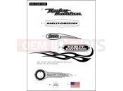 HARLEY-DAVIDSON DYNA SUPER GLIDE CUSTOM  - FXDC FUEL TANK TRIM