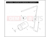 Harley-Davidson 2007 SIDECAR ULTRA SIDECAR  - SIDECAR FOR ULTRA CALIFORNIA EVAPORATIVE EMISSIONS COMPONENTS