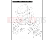 Harley-Davidson 2007 SIDECAR ULTRA SIDECAR  - SIDECAR FOR ULTRA WINDSHIELD, FAIRING & HEADLAMPS - FLTR