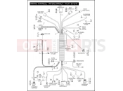 Harley-Davidson 2007 SIDECAR ULTRA SIDECAR  - SIDECAR FOR ULTRA WIRING HARNESS, INTERCONNECT - FLHT & FLHX