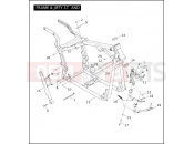 HARLEY-DAVIDSON SOFTAIL CUSTOM  - FXSTC FRAME & JIFFY STAND