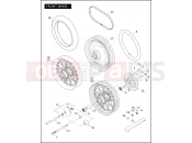 HARLEY-DAVIDSON SOFTAIL CUSTOM  - FXSTC FRONT WHEEL (2 OF 2)