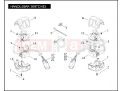 HARLEY-DAVIDSON SOFTAIL CUSTOM  - FXSTC HANDLEBAR SWITCHES