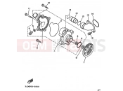 YAMAHA XTZ 750 Super Tenere XTZ750 SUPERTENERE (3WM4) 1993 WASSERPUMPE
