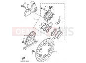 YAMAHA XTZ 750 Super Tenere XTZ750 SUPERTENERE (3WM4) 1993 HINTERRAD BREMSSATTEL