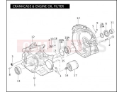 Harley-Davidson 2007 TOURING ELECTRA GLIDE STANDARD  - FLHT CRANKCASE & ENGINE OIL FILTER -TWIN CAM 96â¢