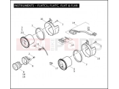 Harley-Davidson 2007 TOURING ELECTRA GLIDE STANDARD  - FLHT INSTRUMENTS - FLHTCU, FLHTC, FLHT & FLHX