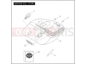 Harley-Davidson 2007 TOURING ELECTRA GLIDE CLASSIC  - FLHTC SADDLEBAGS - FLHRC