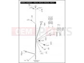 Harley-Davidson 2007 VRSC VRSCAW V-ROD  - VRSCAW WIRING HARNESS - VRSCA, VRSCD, VRSCDX, VRSCX