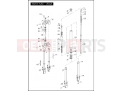 Harley-Davidson 2007 VRSC VRSCAW V-ROD  - VRSCAW 105 FRONT FORK - VRSCR