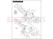 HARLEY-DAVIDSON VRSCD NIGHT ROD  - VRSCD FRAME & JIFFY STAND
