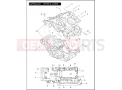 HARLEY-DAVIDSON VRSCDX NIGHT ROD SPECIAL  - VRSCDX 105 CRANKCASE - UPPER & LOWER