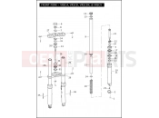 HARLEY-DAVIDSON VRSCDX NIGHT ROD SPECIAL  - VRSCDX 105 FRONT FORK - VRSCA, VRSCD, VRSCDX, VRSCX
