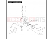 HARLEY-DAVIDSON VRSCDX NIGHT ROD SPECIAL  - VRSCDX 105 FRONT TURN SIGNALS