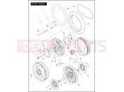 HARLEY-DAVIDSON VRSCDX NIGHT ROD SPECIAL  - VRSCDX 105 FRONT WHEEL