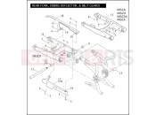 HARLEY-DAVIDSON VRSCDX NIGHT ROD SPECIAL  - VRSCDX 105 REAR FORK, DEBRIS DEFLECTOR, & BELT GUARD