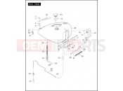 Harley-Davidson 2006 CVO/CUSTOM CVO FAT BOY  - FLSTFSE2 FUEL TANK