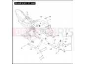 HARLEY-DAVIDSON CVO V-ROD  - VRSCSE2 FRAME & JIFFY STAND