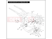 Harley-Davidson 2006 DYNA DYNA STREET BOB  - FXDBI ENGINE MOUNTS & STABILIZER LINK