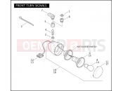 Harley-Davidson 2006 DYNA DYNA STREET BOB  - FXDBI FRONT TURN SIGNALS