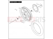 Harley-Davidson 2006 DYNA DYNA STREET BOB  - FXDBI FRONT WHEEL - CAST
