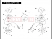 Harley-Davidson 2006 DYNA DYNA STREET BOB  - FXDBI HANDLEBAR SWITCHES