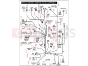 Harley-Davidson 2006 DYNA DYNA SUPER GLIDE CUSTOM  - FXDCI WIRING HARNESS, FXDWGI & FXD35 (CONTINUED)