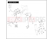 Harley-Davidson 2006 POLICE ROAD KING POLICE ESCORT  - FLHPEI FRONT BRAKE - ABS